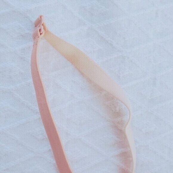 New- AERIE Peach with Taupe "EMMA" Bra- Padded- 34A - Picture 8 of 11